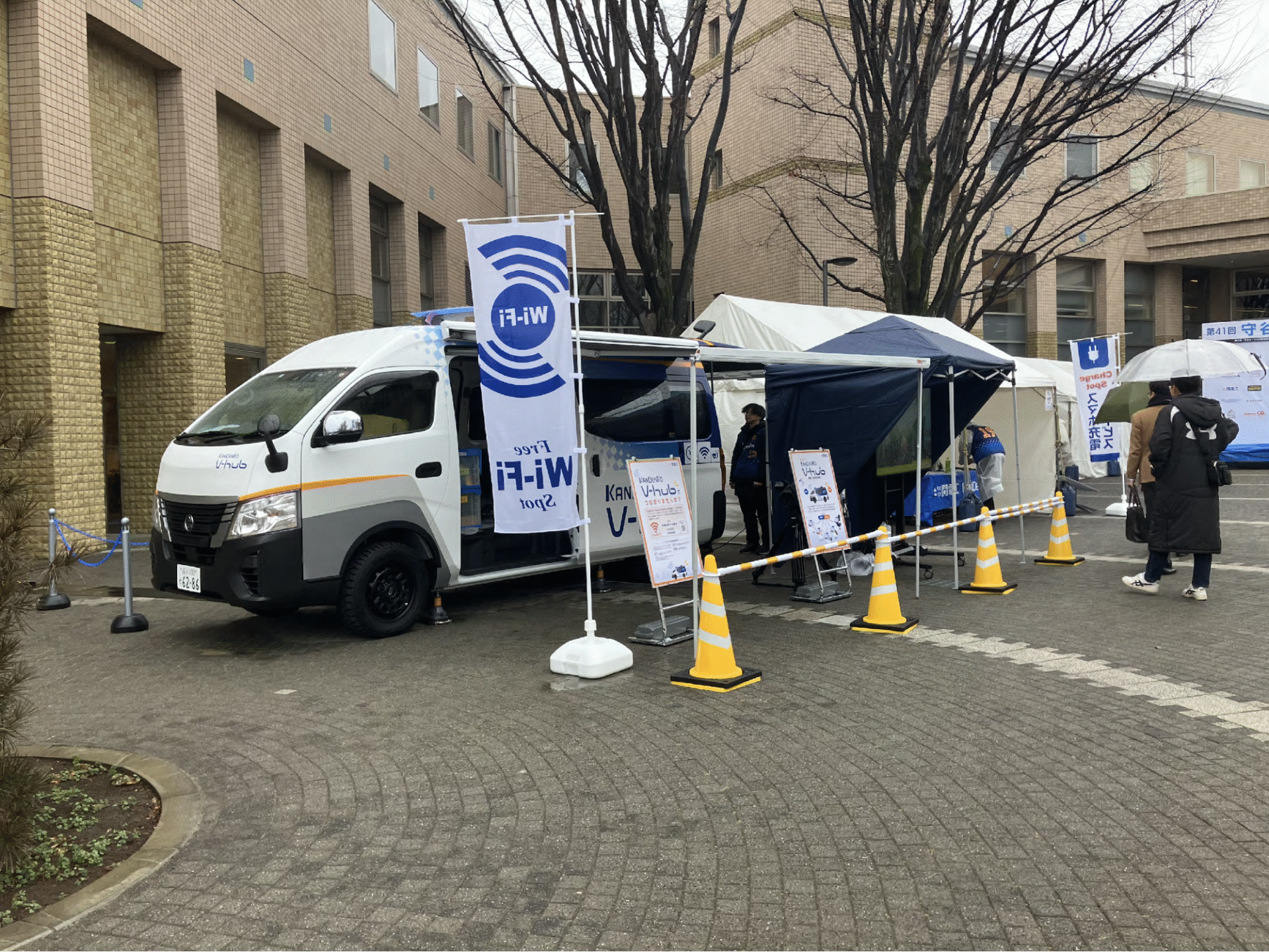 守谷ハーフマラソンにて移動通信電源車を用いた災害・救護支援活動に関する実証実験を実施